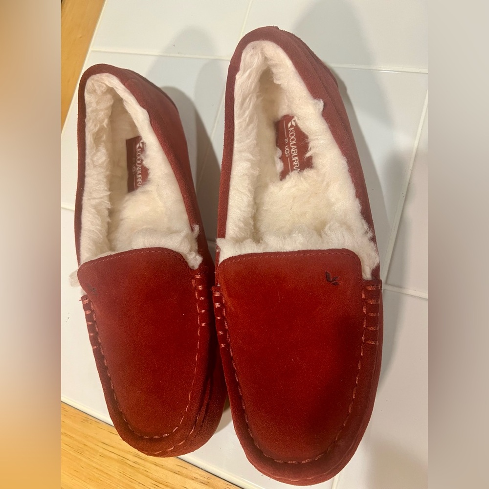 Crimson Red Koolaburra by UGG Moccasin Slippers